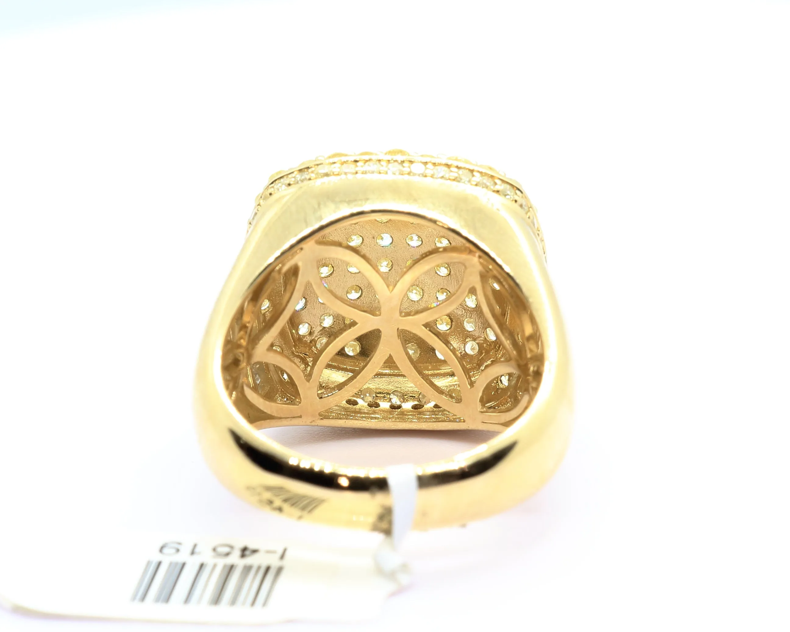 10K Yellow Gold Puff Ring