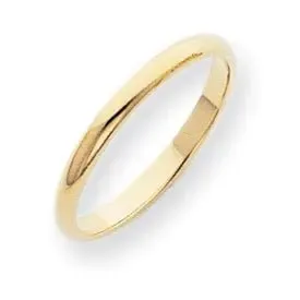 14K Y Gold 2mm Wedding Band 1.7grms