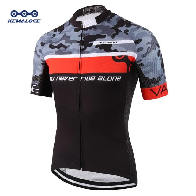 2019 Professional Men Road Race Cycling Jersey Reflective Men Gray Bicycle Shirts SBS Full Hidden Zipper Mountain Bike Jersey