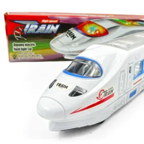 32cm Plastic CRH Train Toys Model Electric Flash Light Sound Toys Trains for Kids Gifts