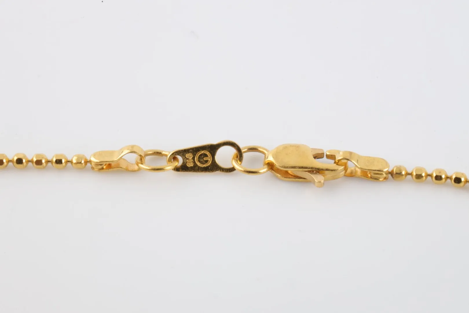 7.5" 22k Yellow Gold Bead Bracelet (6.45g.)