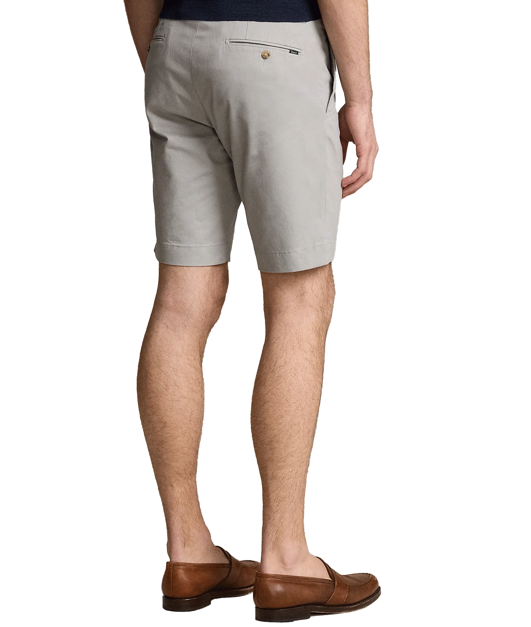 9.5-inch Stretch Slim Fit Chino Short - Grey