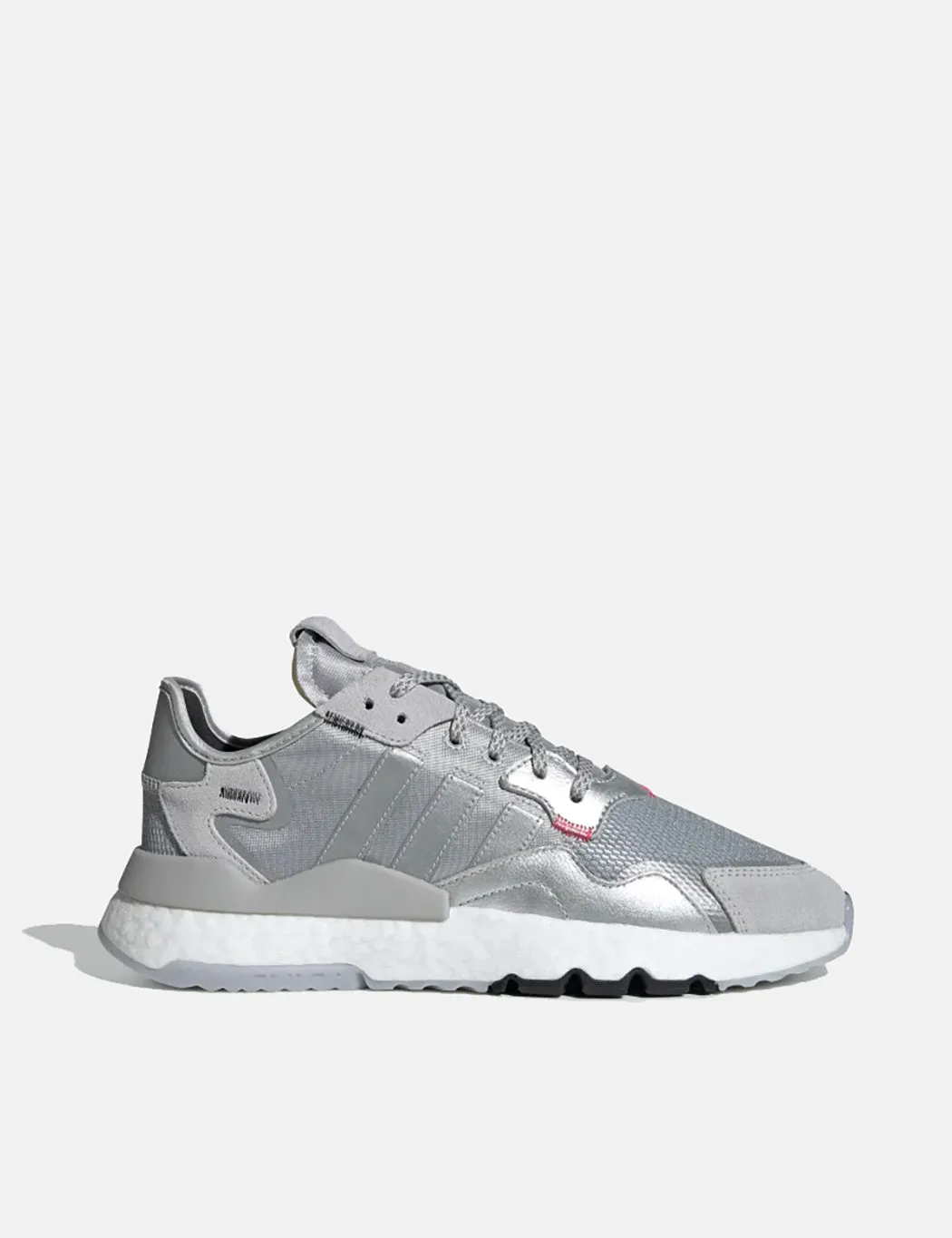 adidas Nite Jogger Shoes (EE5851) - Silver Metallic / Light Solid Grey / Core Black