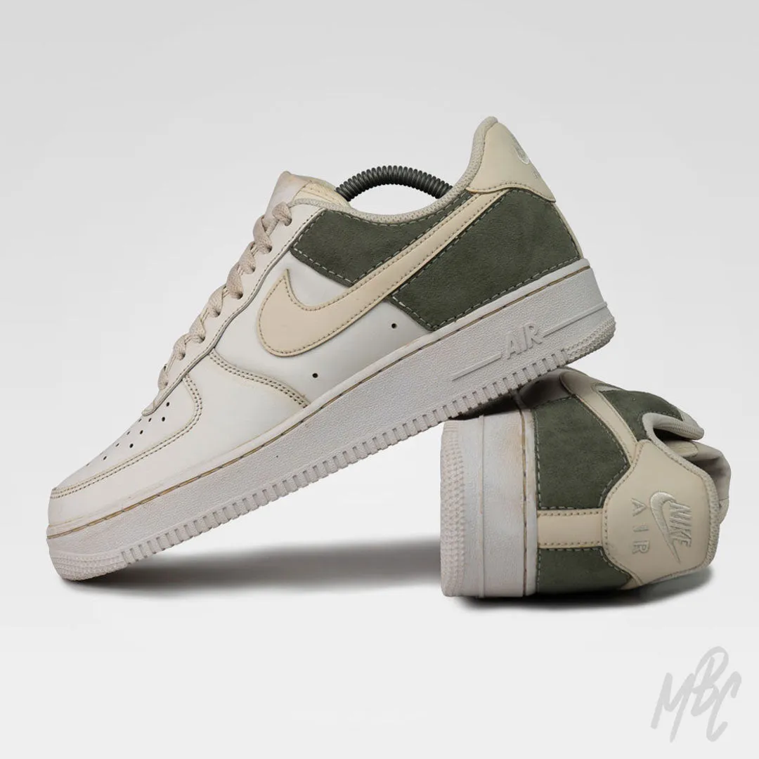 Aged Olive Suede - Air Force 1 Custom