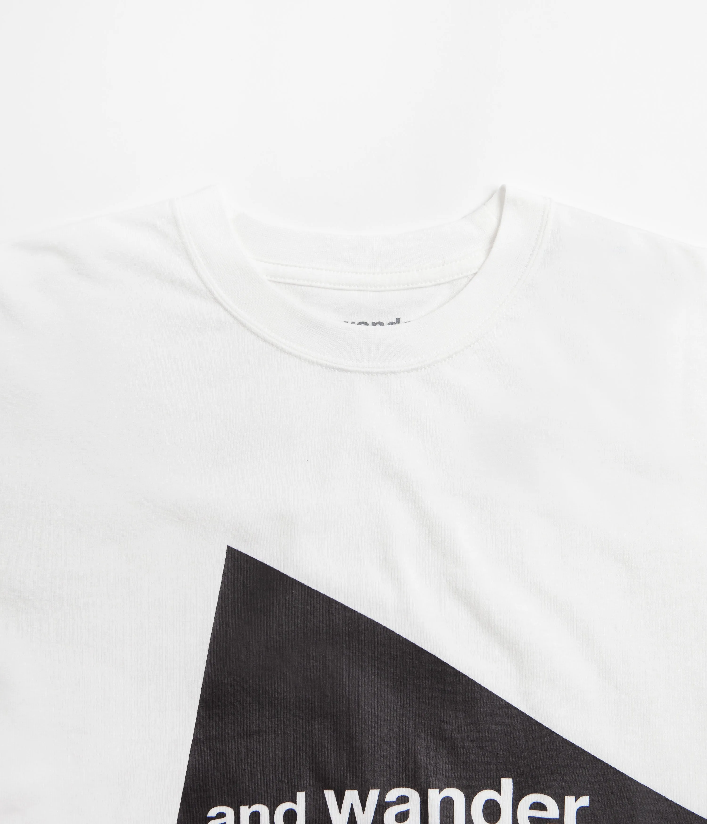 and wander Big Logo T-Shirt - White