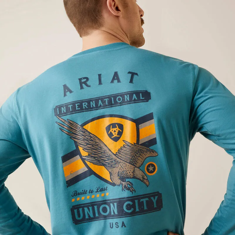 Ariat Men's Rebar Workman Union Eagle T-Shirt