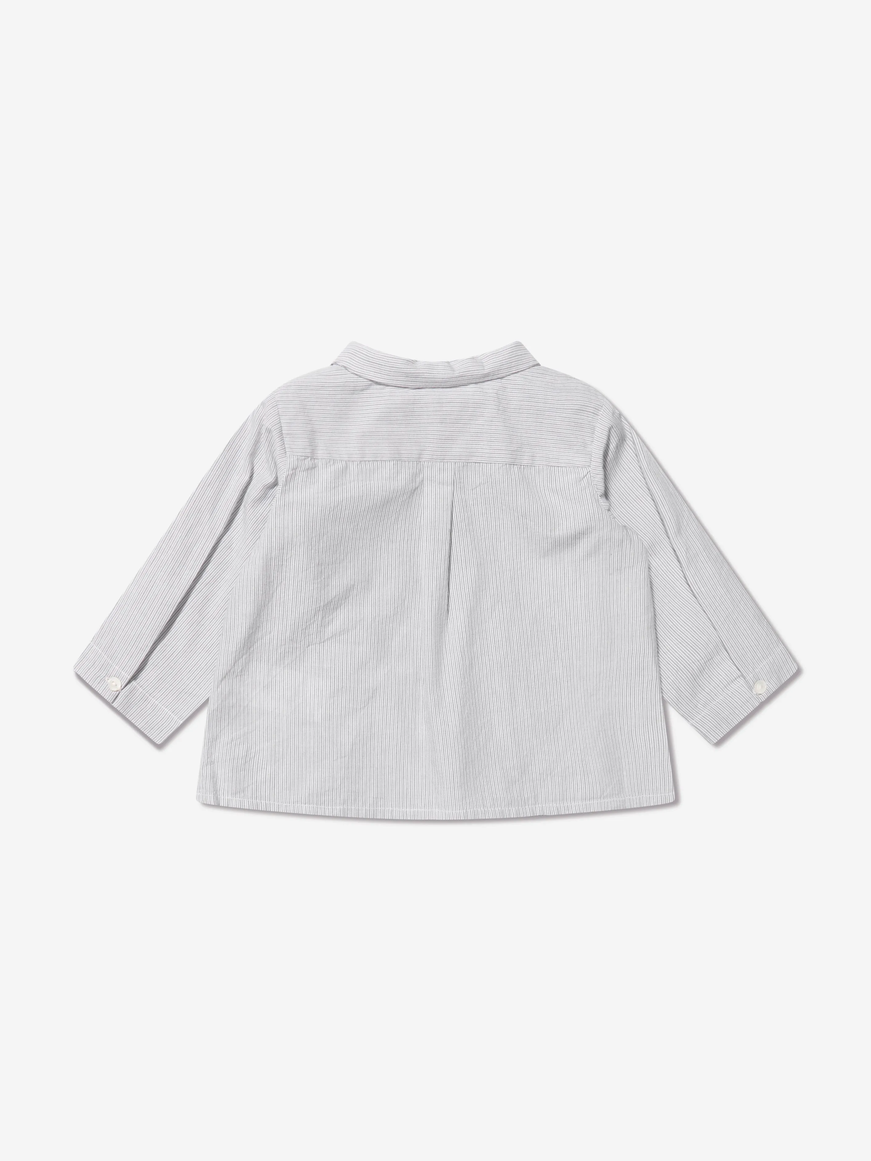 Baby Boys Boubou Shirt in Grey