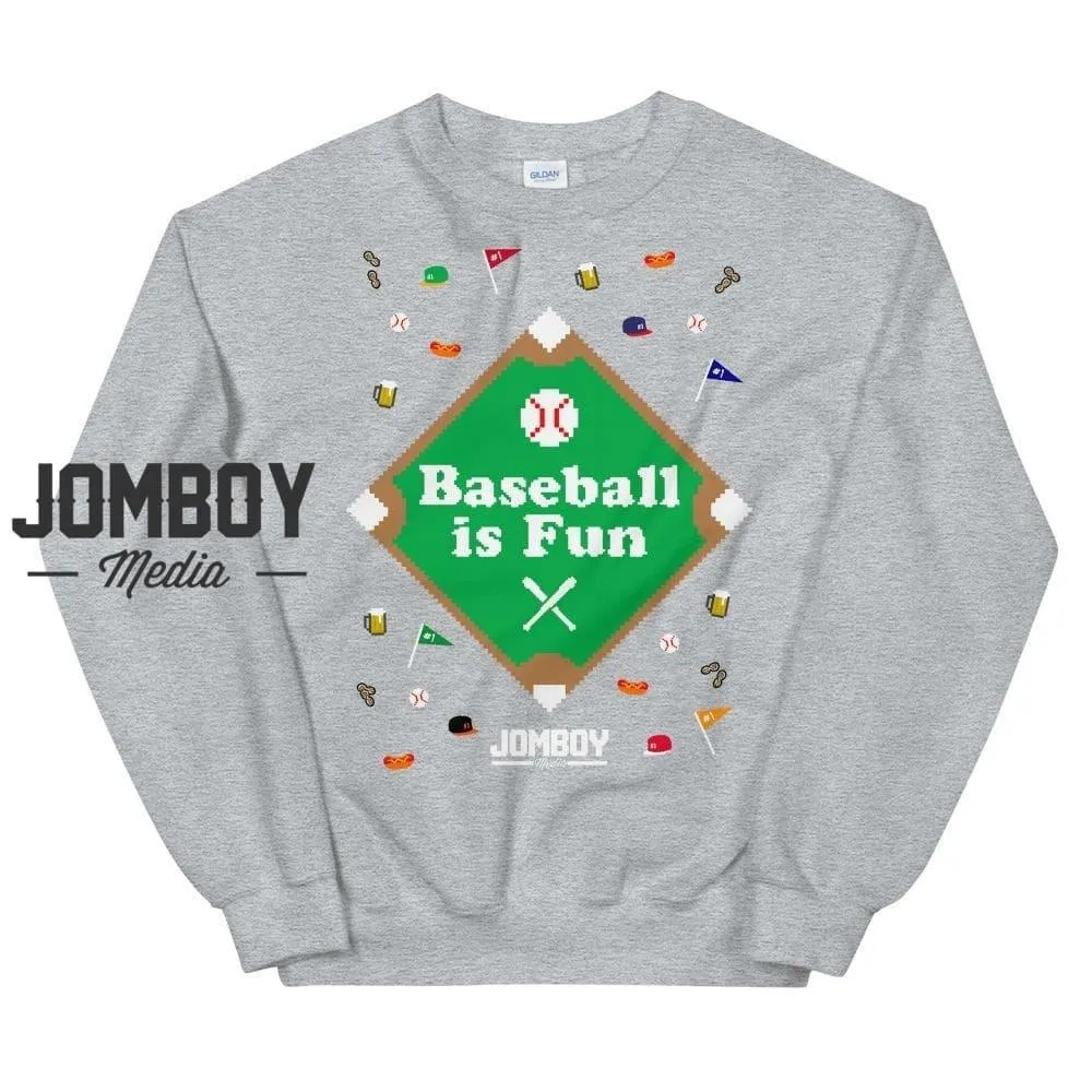 Baseball Is Fun | Holiday Sweater