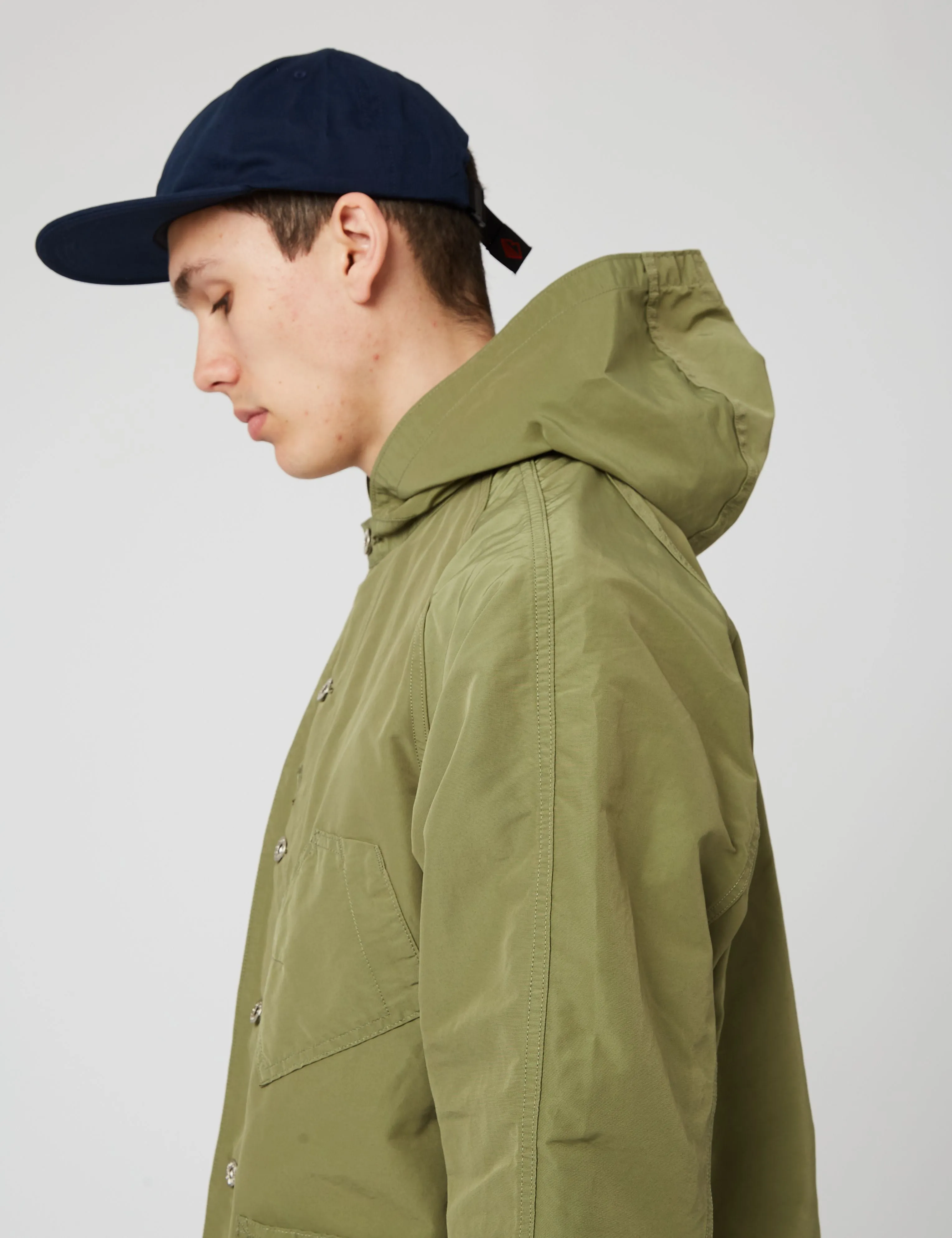 Battenwear x Post Overalls Hooded Sweetbear - Olive Green