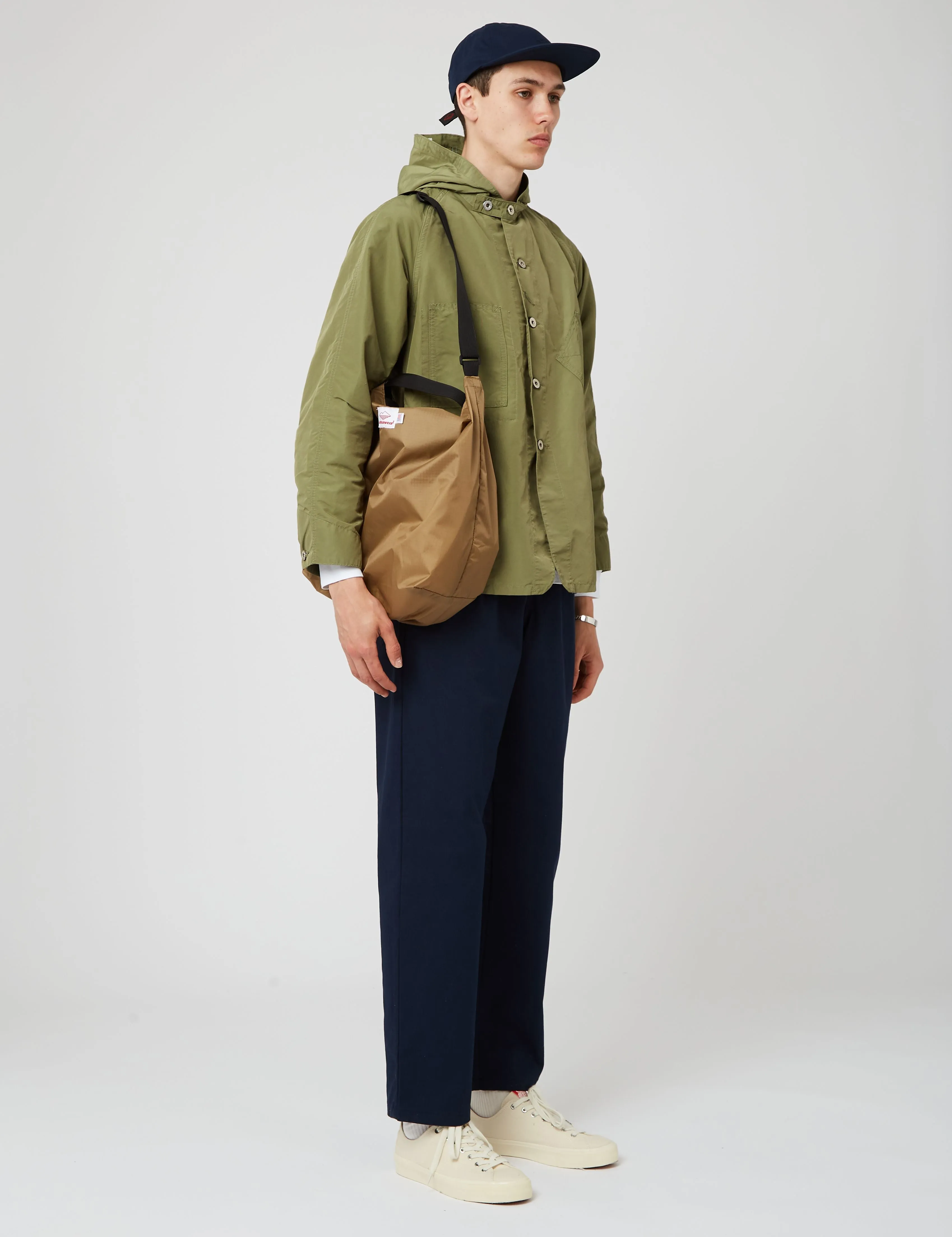 Battenwear x Post Overalls Hooded Sweetbear - Olive Green