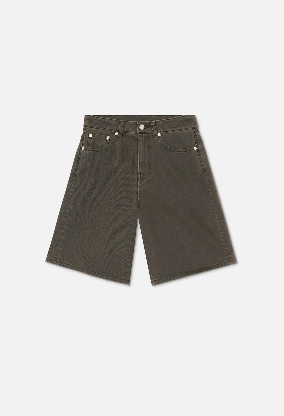 Bermuda Denim Shorts / Charcoal