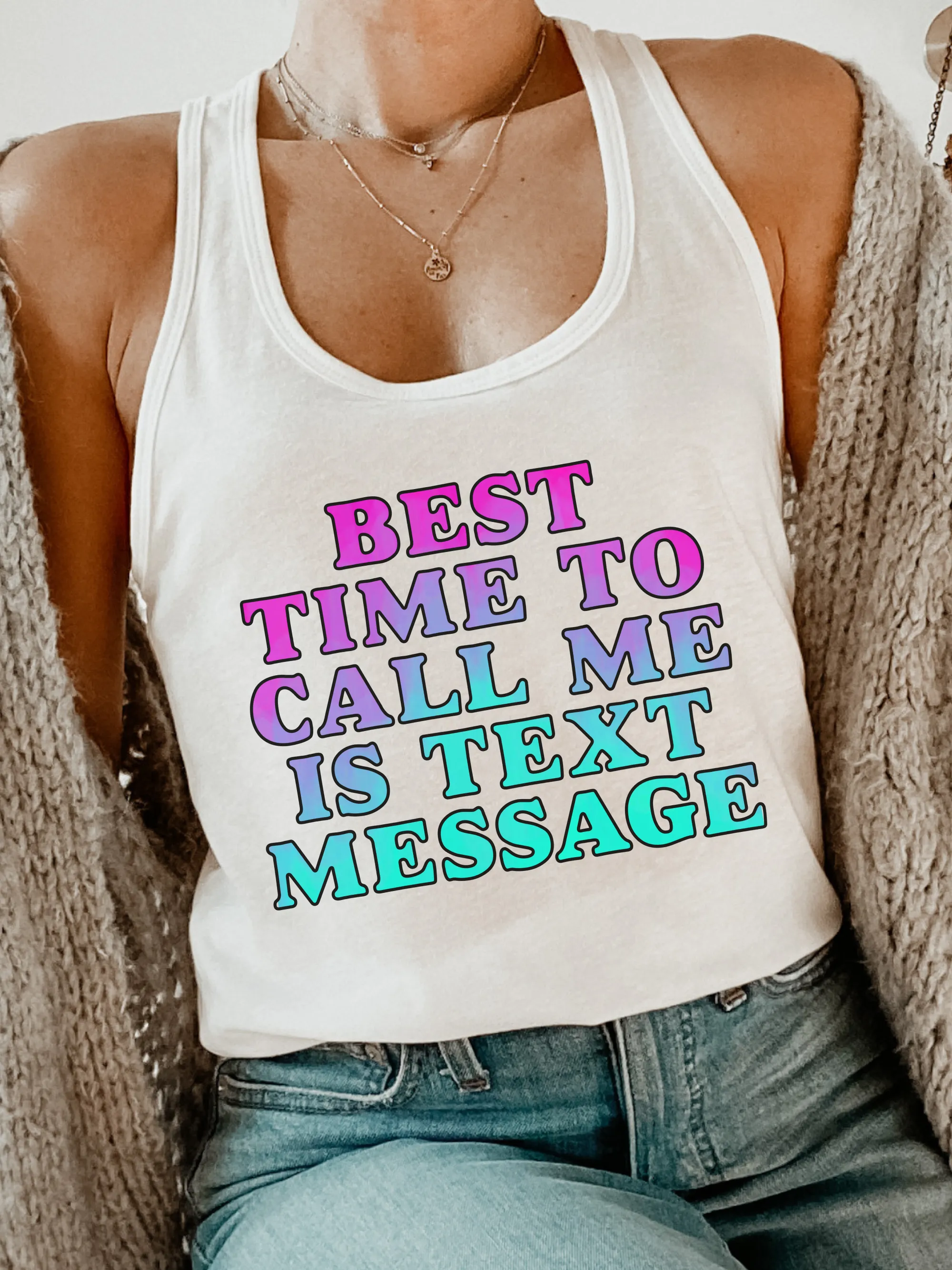 Best Time To Call Me Is Text Message