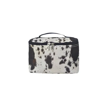 Black Cowhide NGIL Cosmetic Case