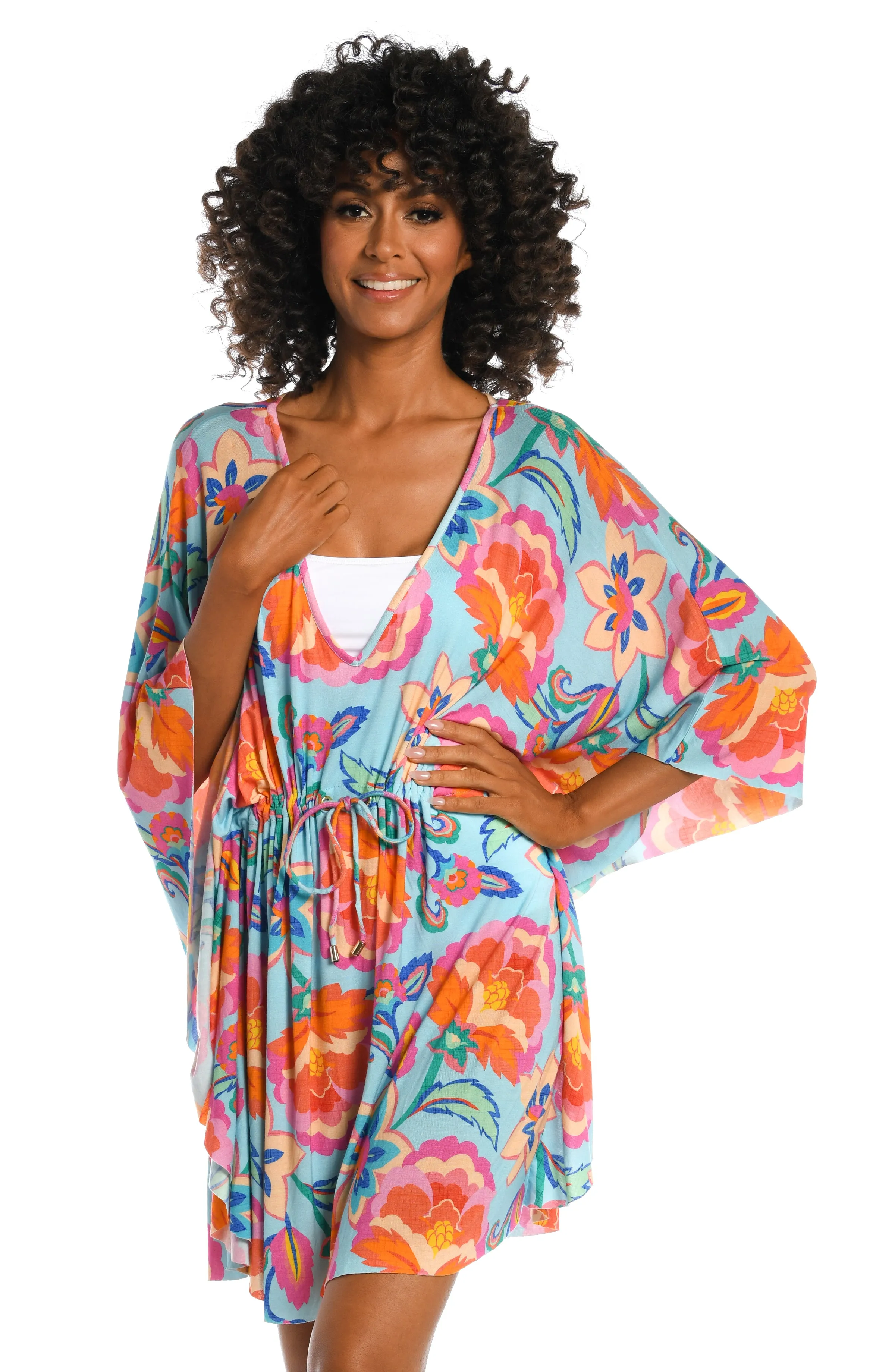 Breezy Beauty V-Neck Caftan - FINAL SALE