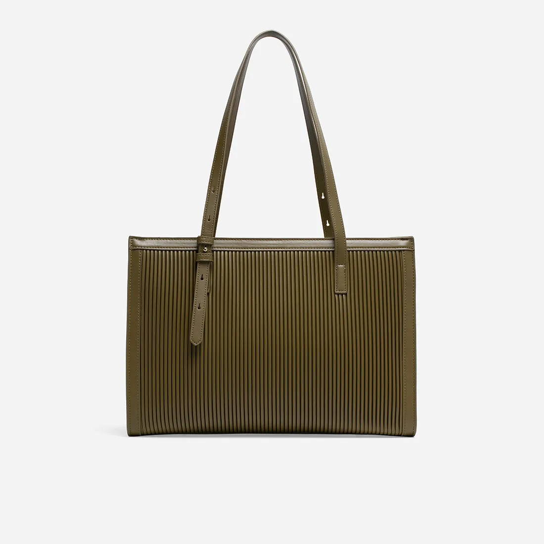 Brie Pleated Tote Bag