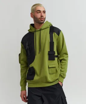 Brigade Fleece Hoodie - Olive Green