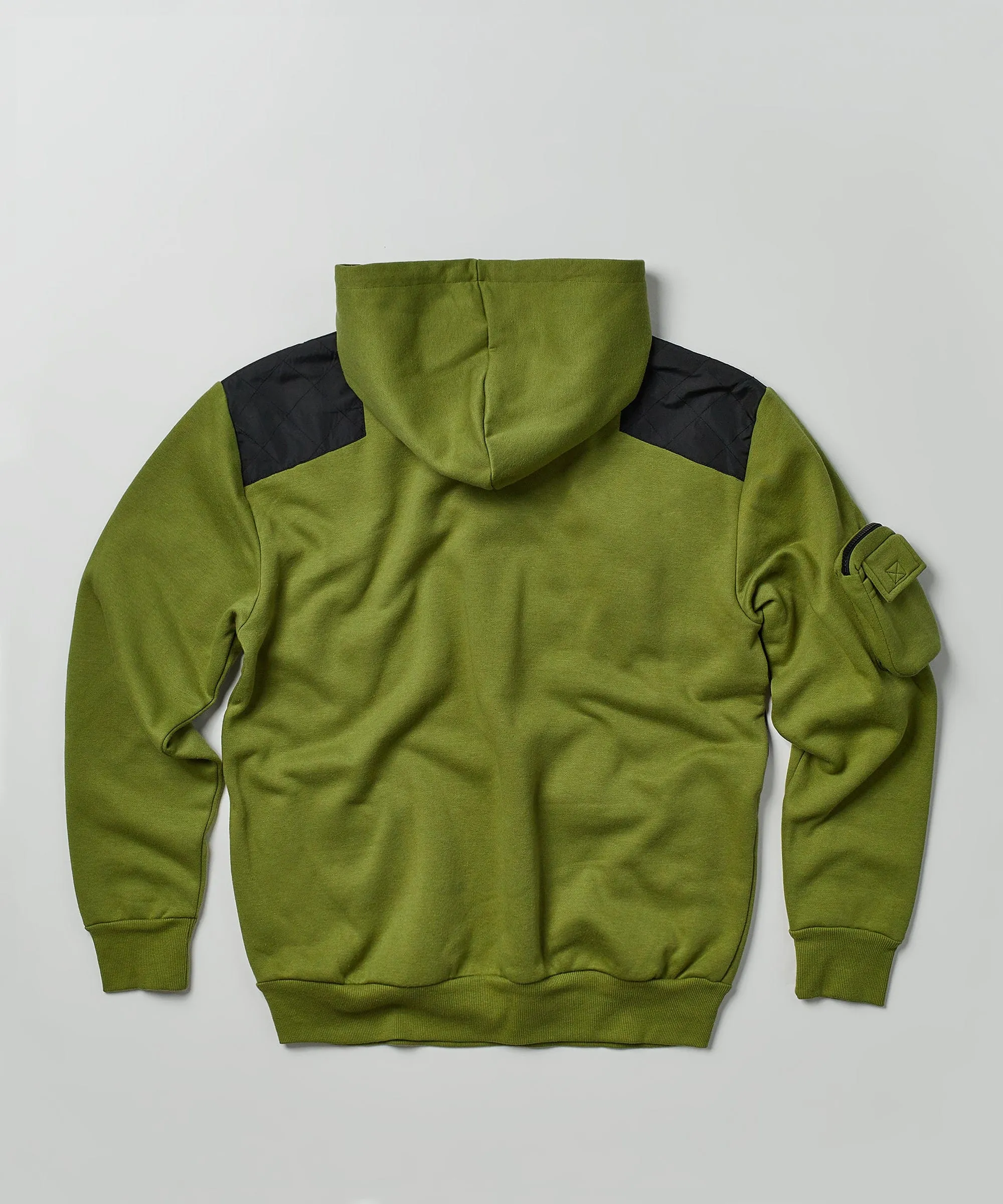 Brigade Fleece Hoodie - Olive Green