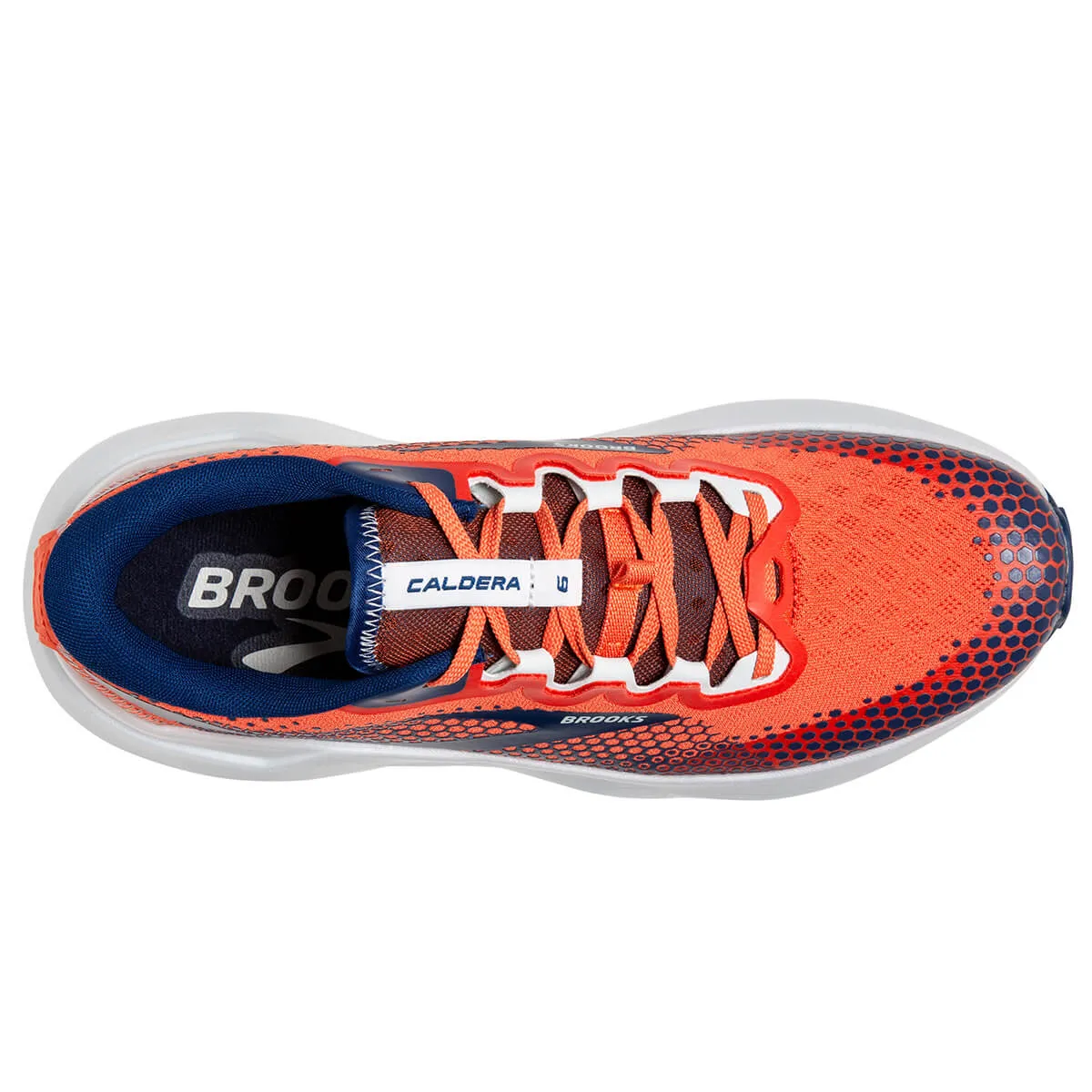 Brooks Caldera 6 Mens | Firecracker/navy/blue