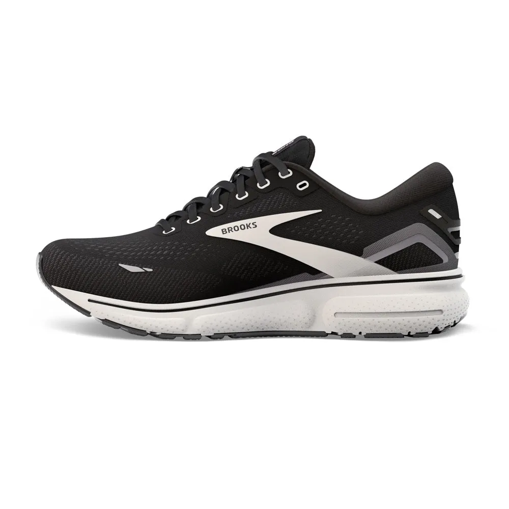 Brooks Ghost 15 (2E Width) - Black/Blackened Pearl/White (Mens)