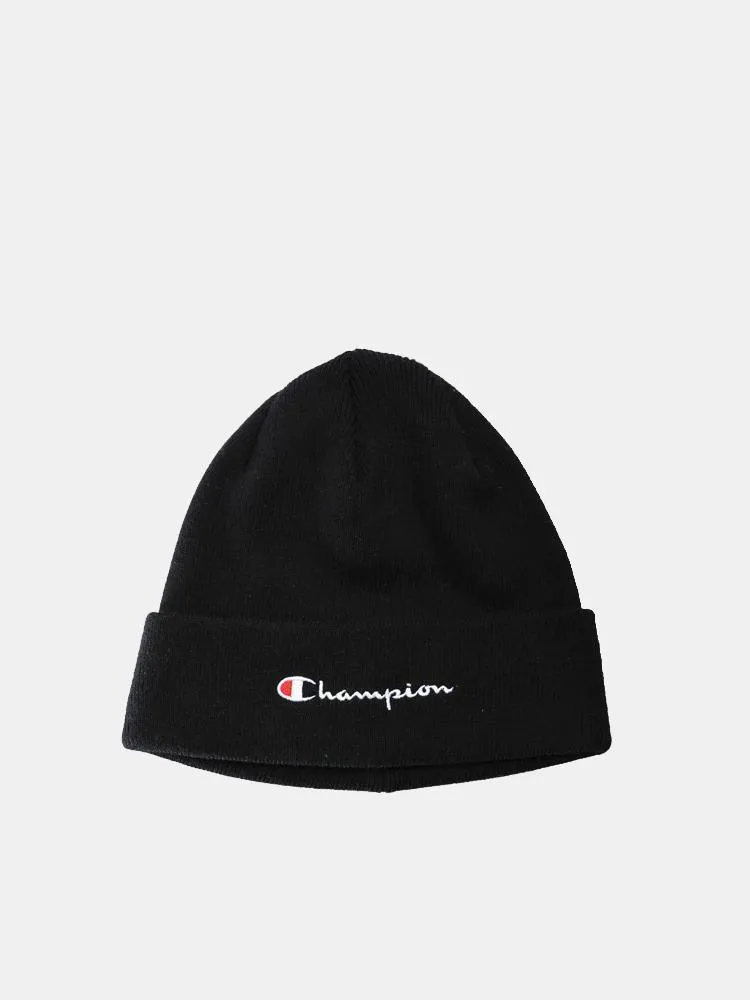 Champion C Life Script Beanie - Black / Black