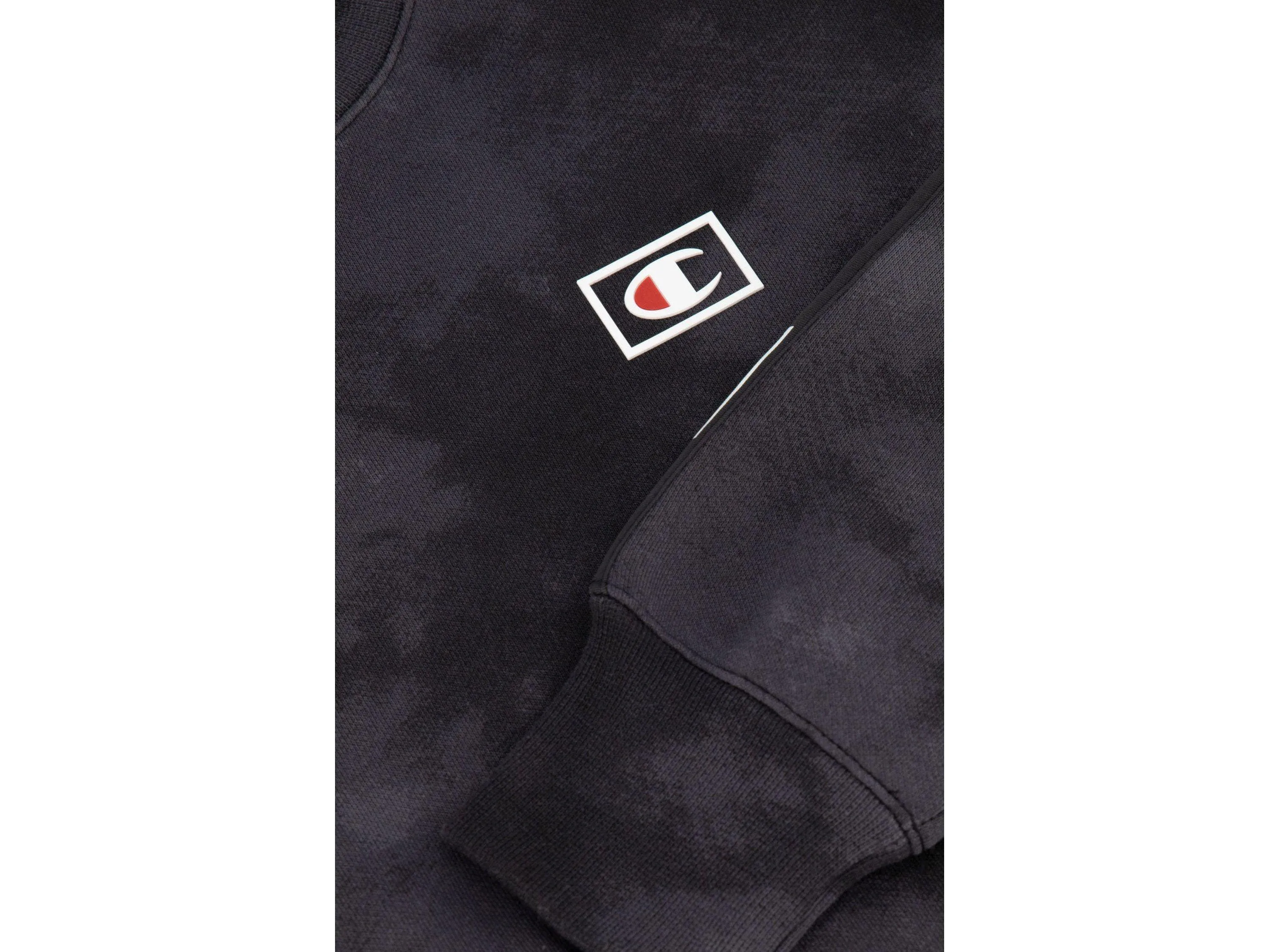 CHAMPION Felpa Girocollo Logo Nero 114758