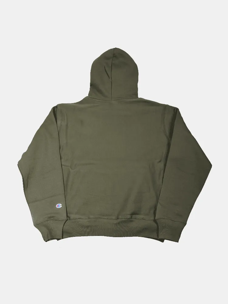 Champion Reverse Weave Hood - Tourmaline Green