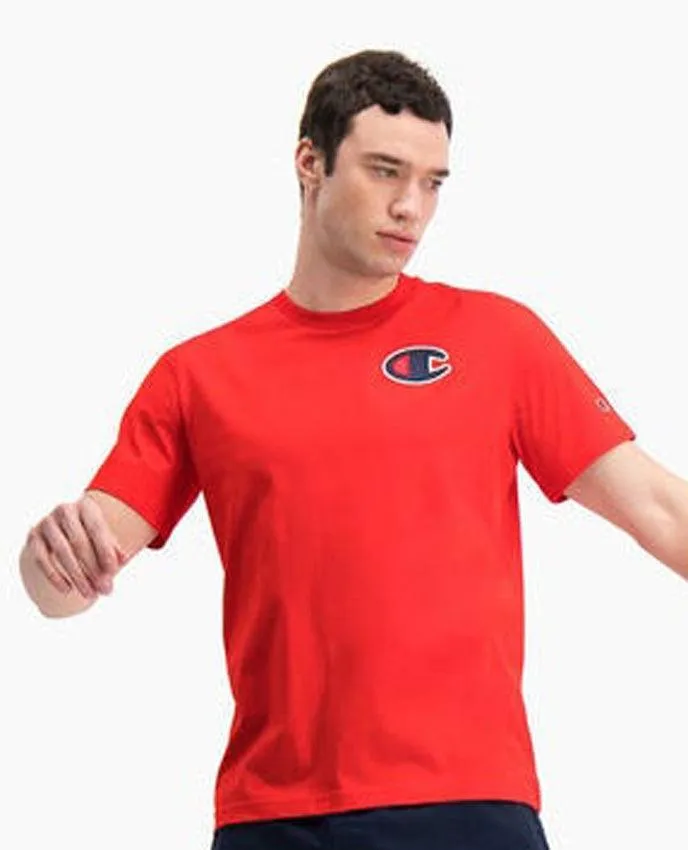 CHAMPION T-Shirt Logo Red 214195