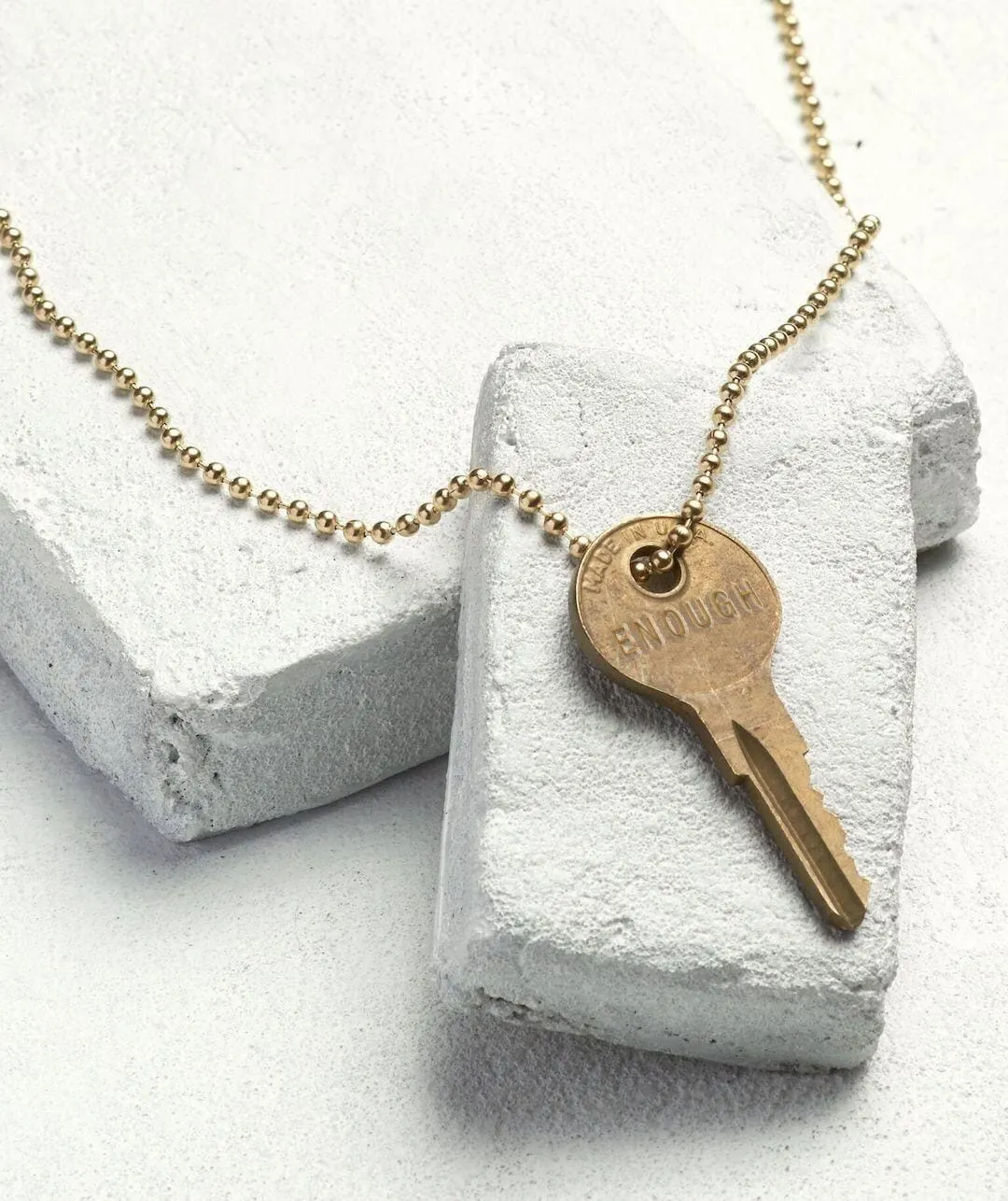 Classic Key Ball Chain Necklace