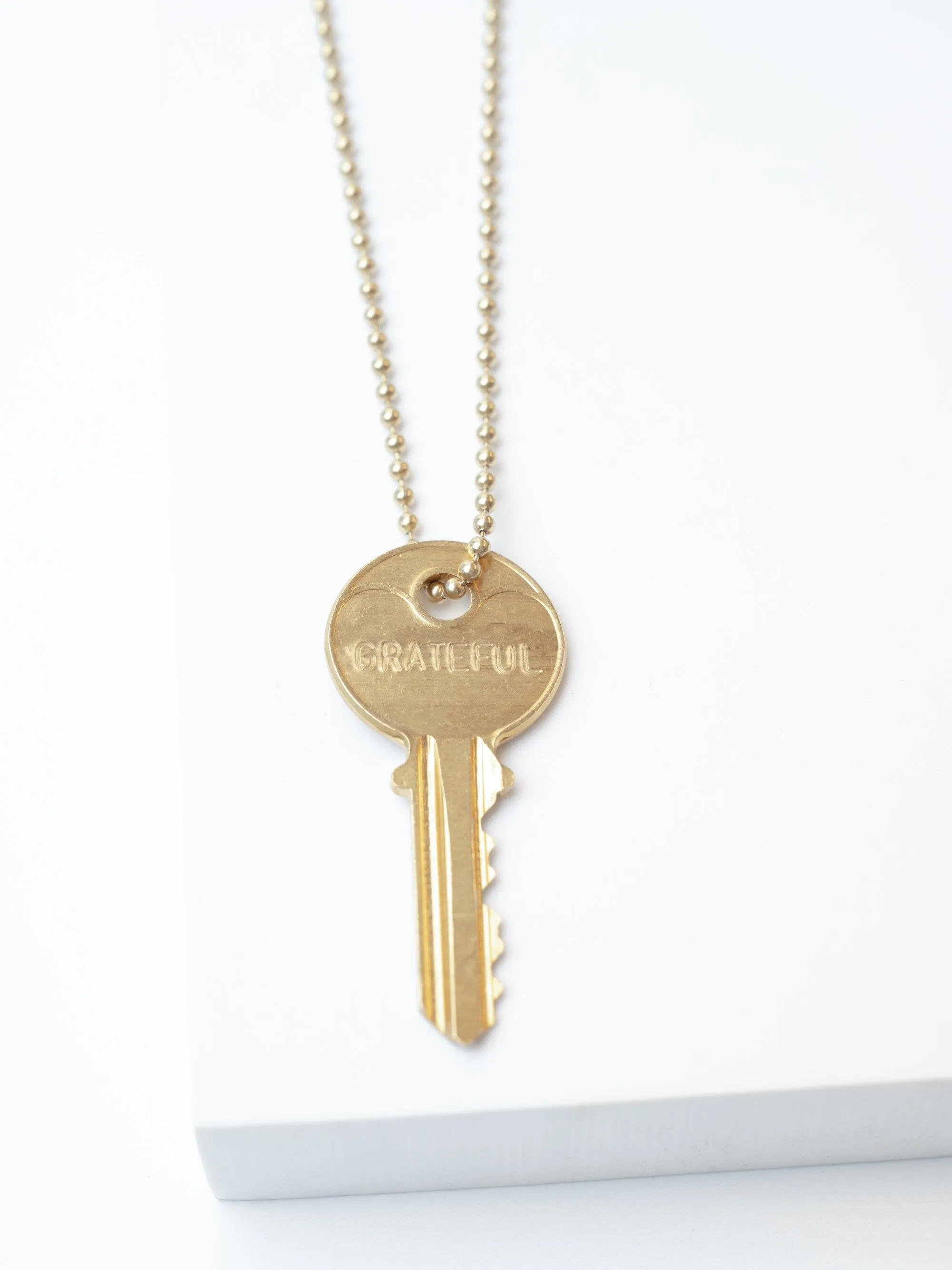 Classic Key Ball Chain Necklace