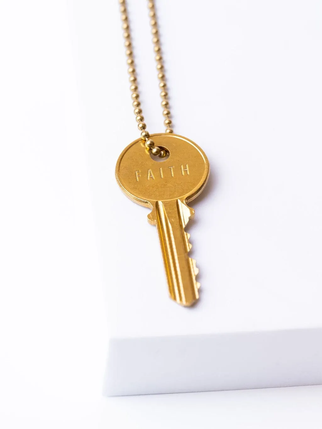 Classic Key Ball Chain Necklace