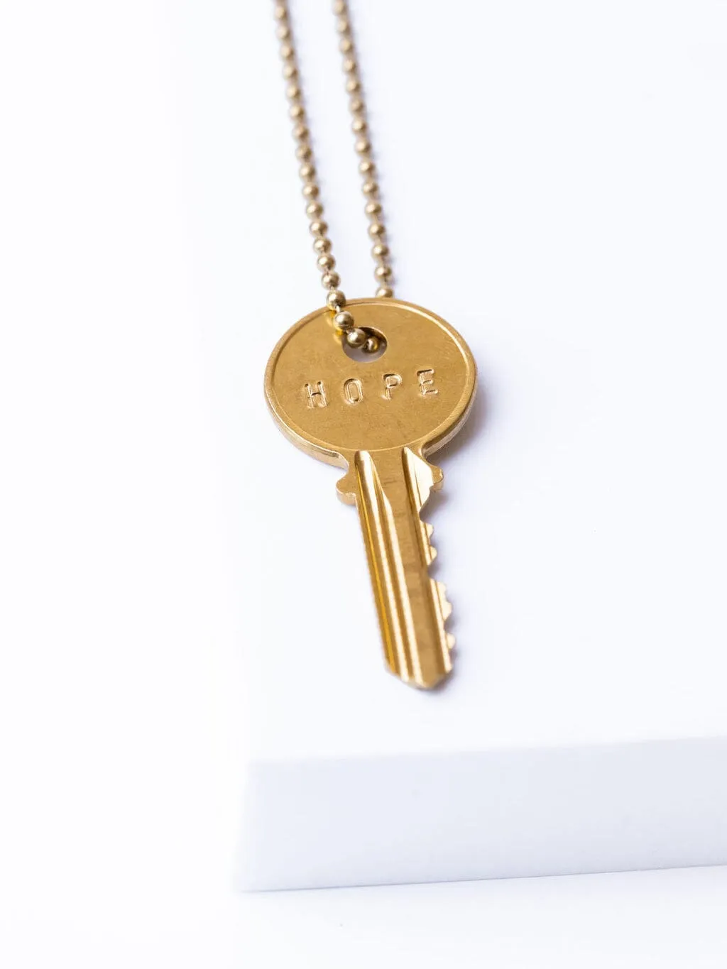 Classic Key Ball Chain Necklace