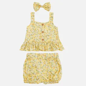 Coco Button Top & Shorts Set - Betty