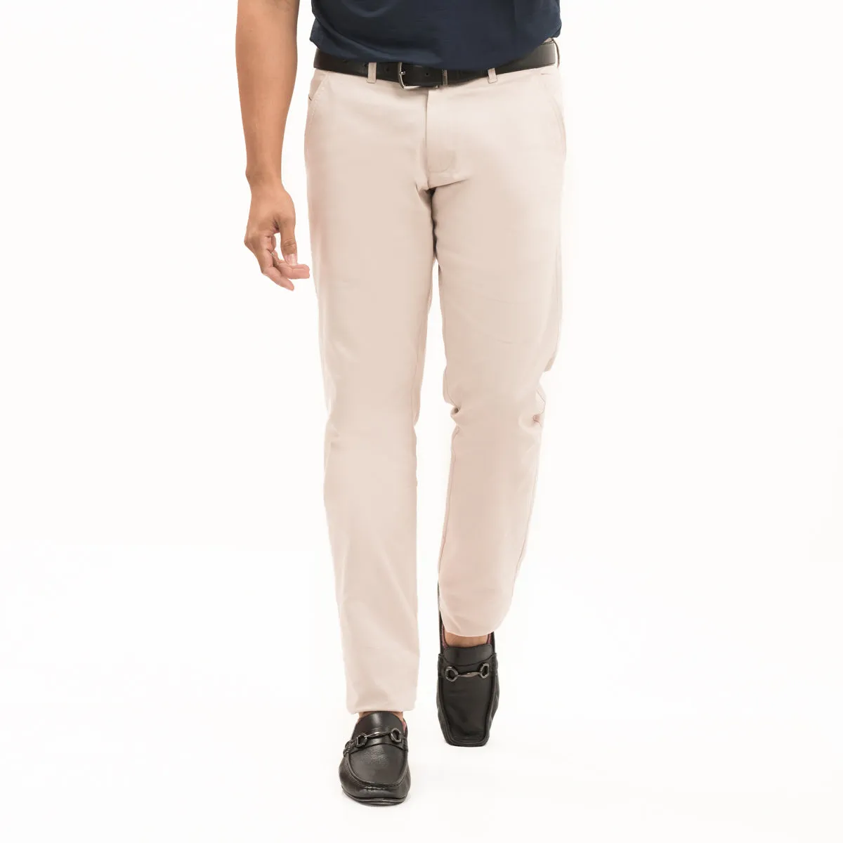 Cotton Chinos-Beige