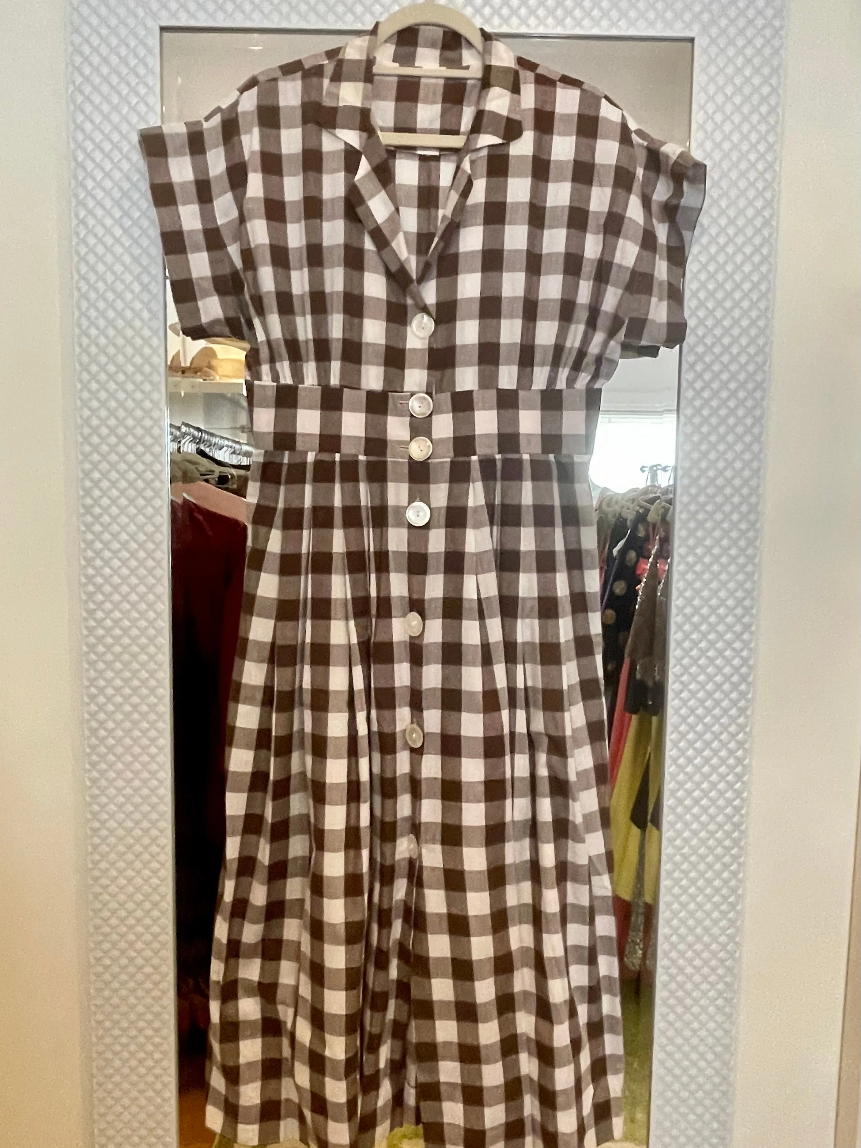 Cotton Gingham Dress