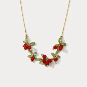 Cranberry Necklace