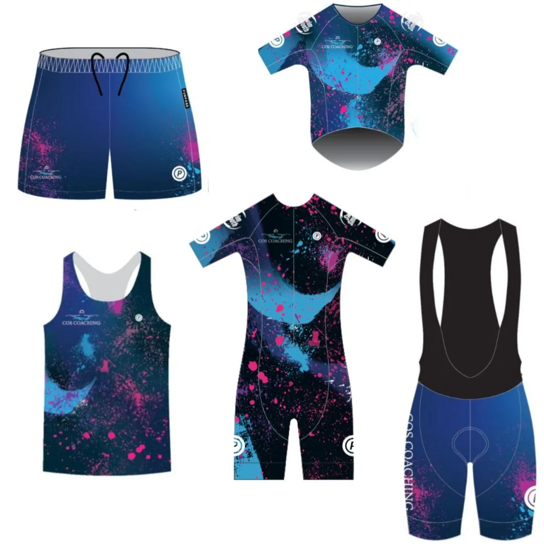 [CUSTOM BY PURPOSE] Cos Coaching All Range (1 shorts, 1 singlet, 1 bib, 1 jersey, 1 trisuit)