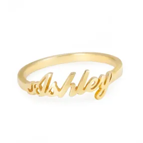 Custom Name Ring