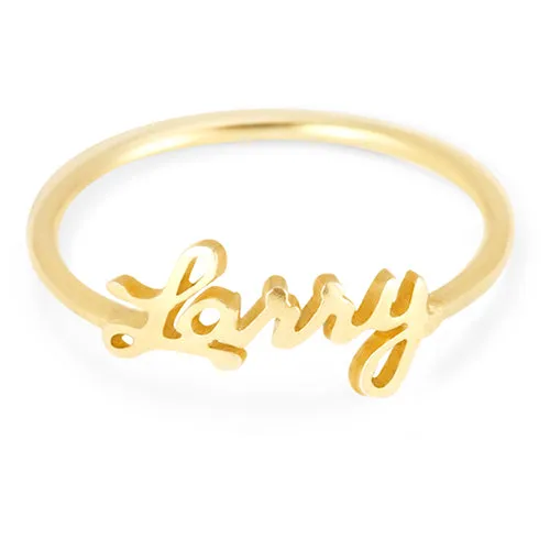 Custom Name Ring