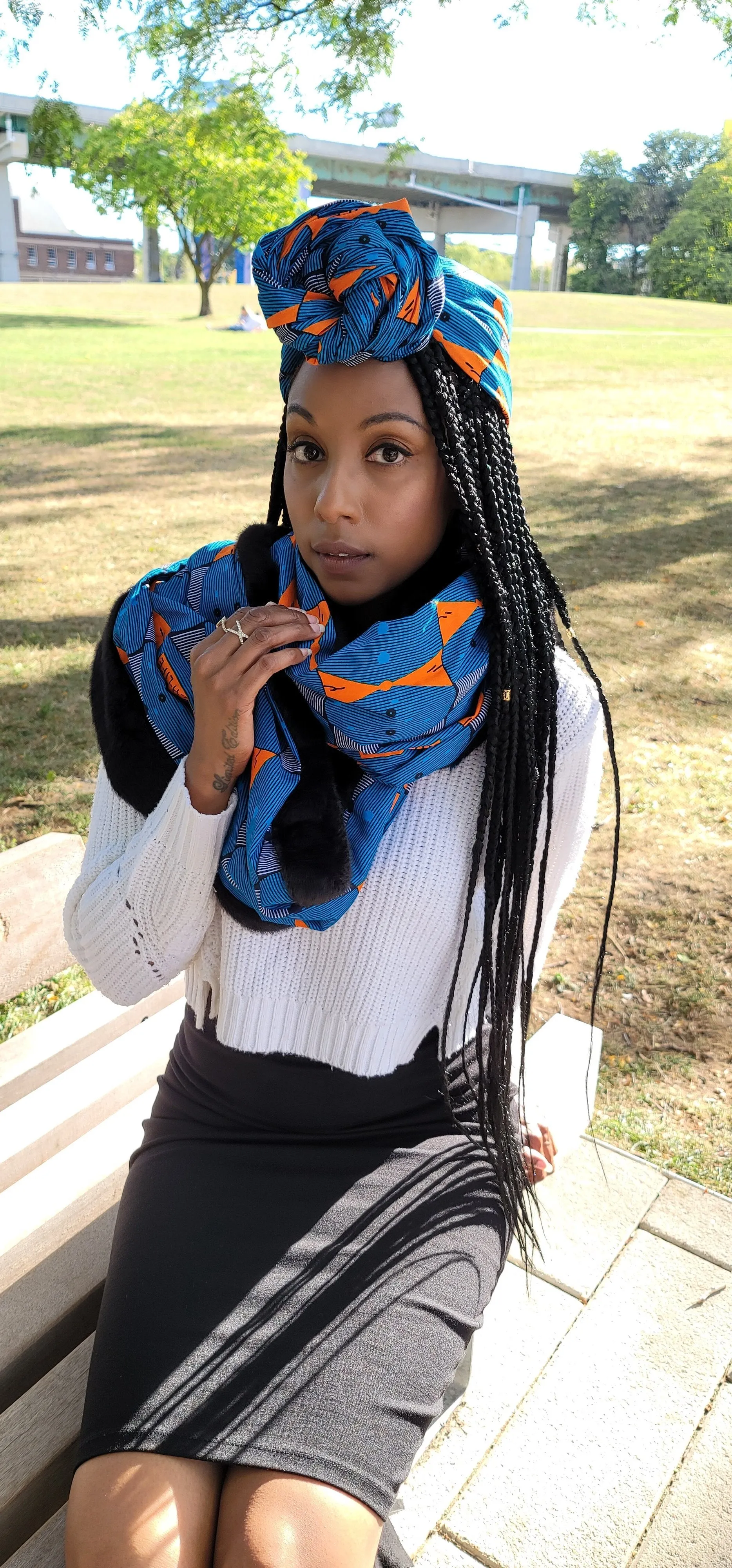 DENAYI AFRICAN PRINT HEADWRAP