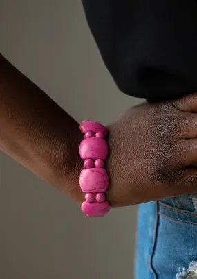 Don't Be So NOMADIC! Pink Bracelet