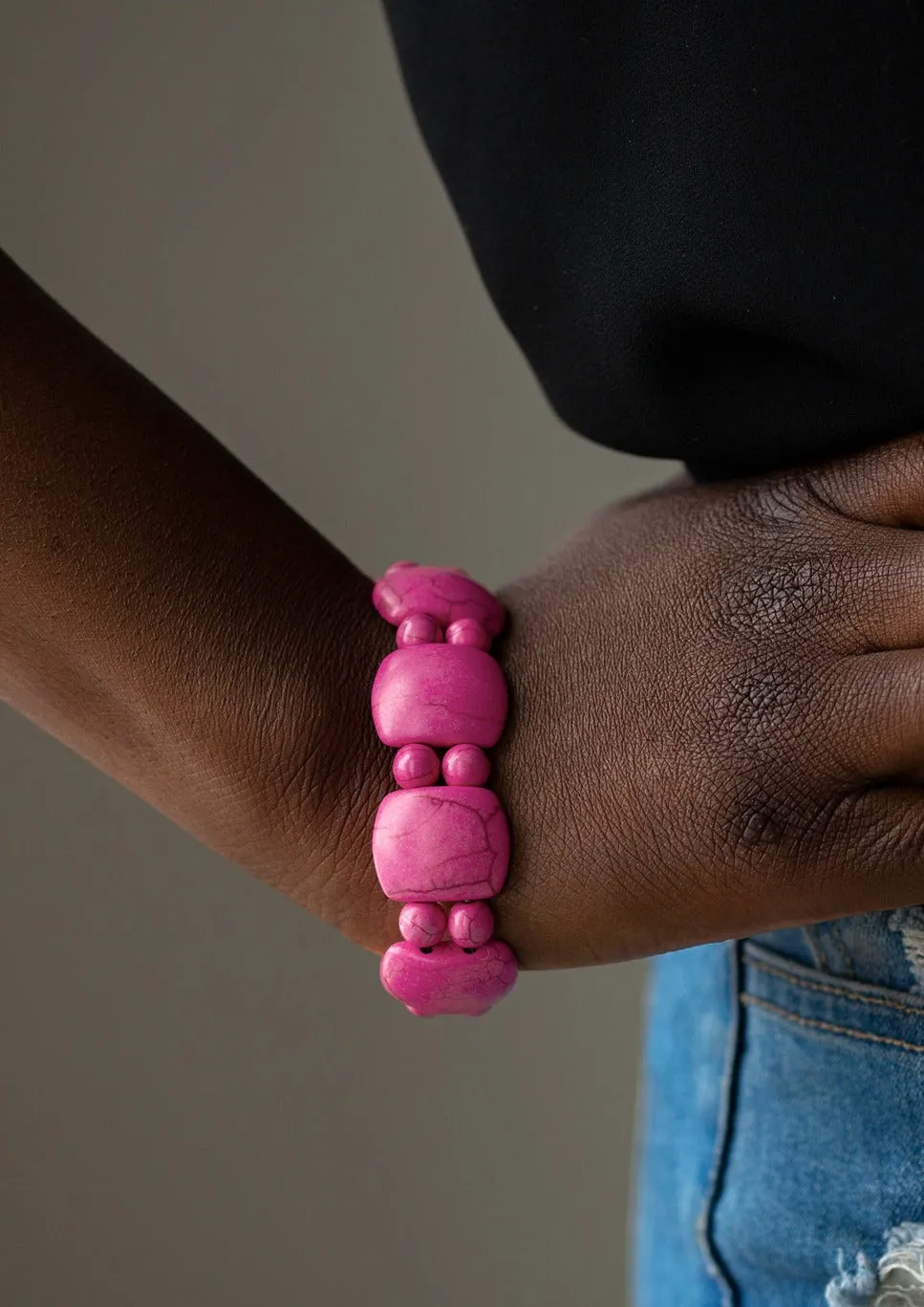 Don't Be So NOMADIC! Pink Bracelet