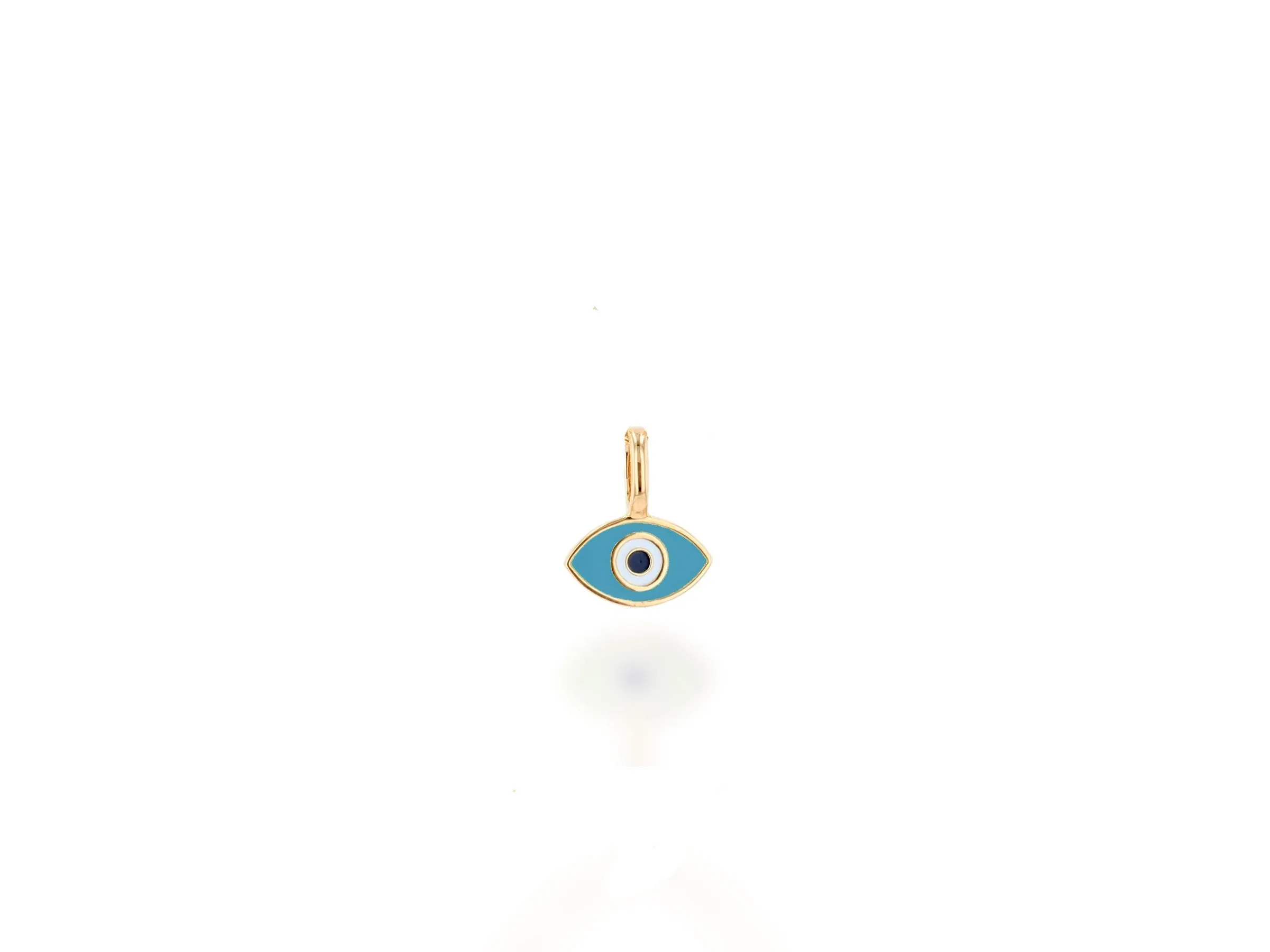 Evil Eye Enamel Charm Only