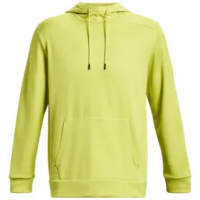 Fleece Graphic Hoodie Lime Yellow - AW23