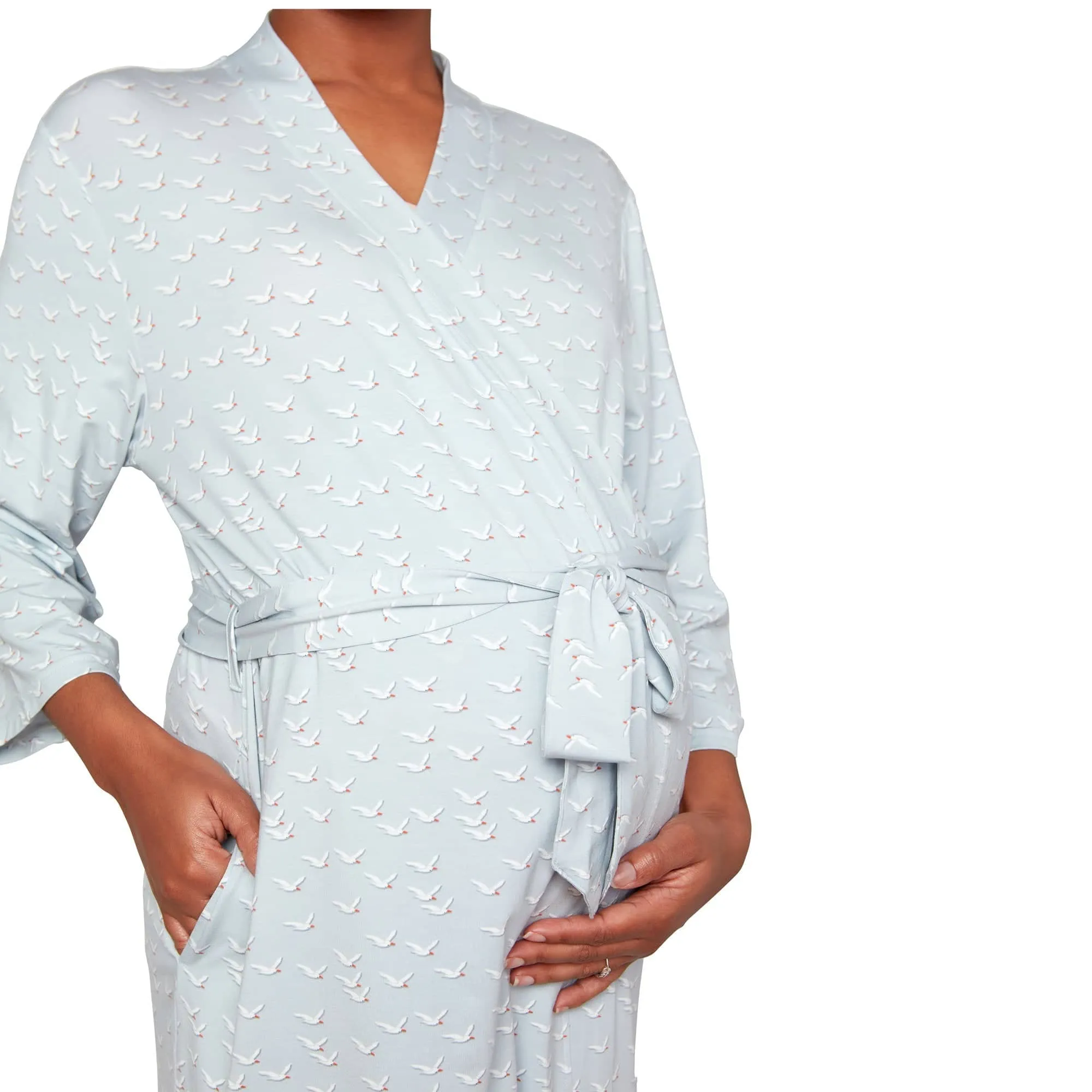 fly like a seagull modal women's robe