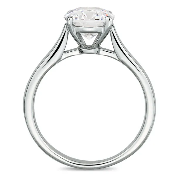 Four Prong Round Brilliant Engagement Ring [Setting Only] - EC017