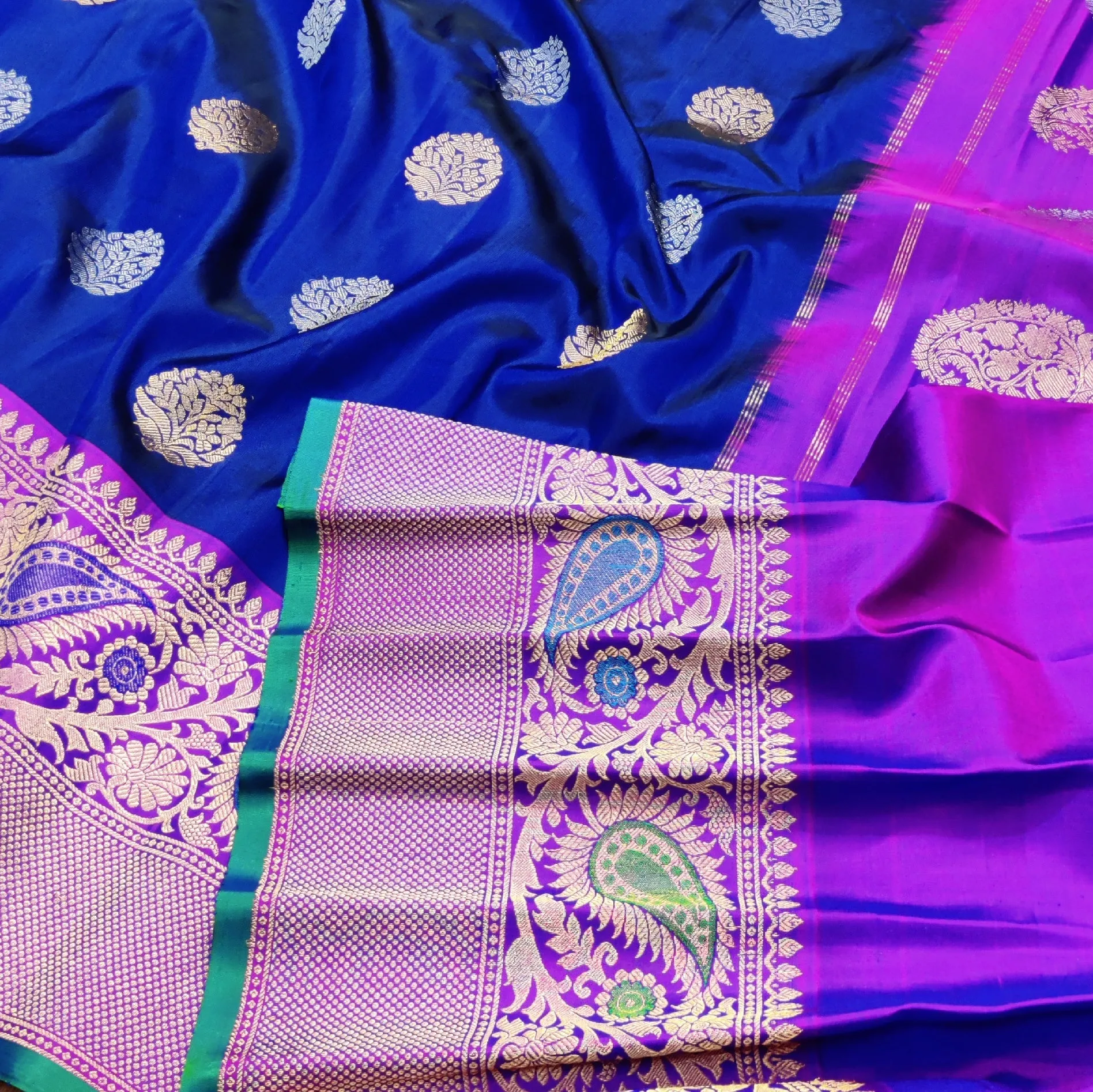 Gadwal Pure Paithani Saree - GPS69