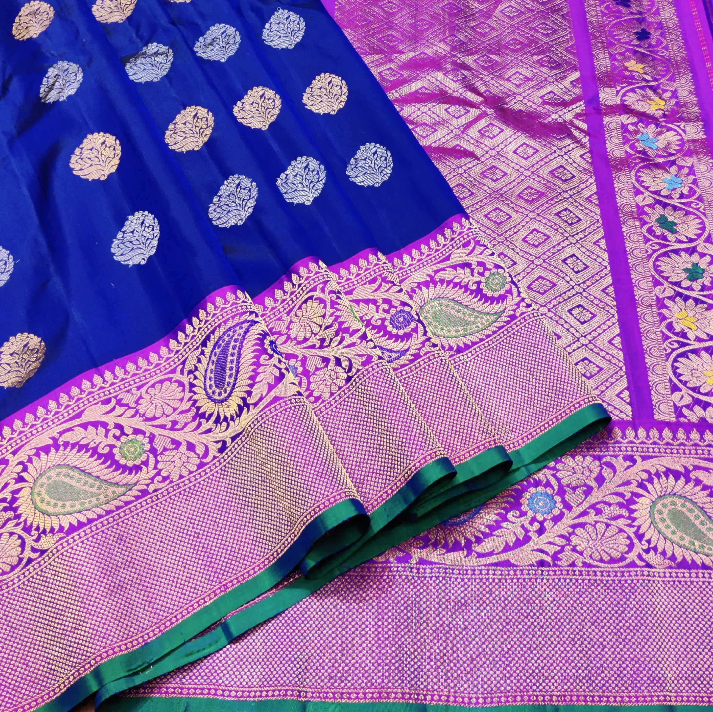 Gadwal Pure Paithani Saree - GPS69