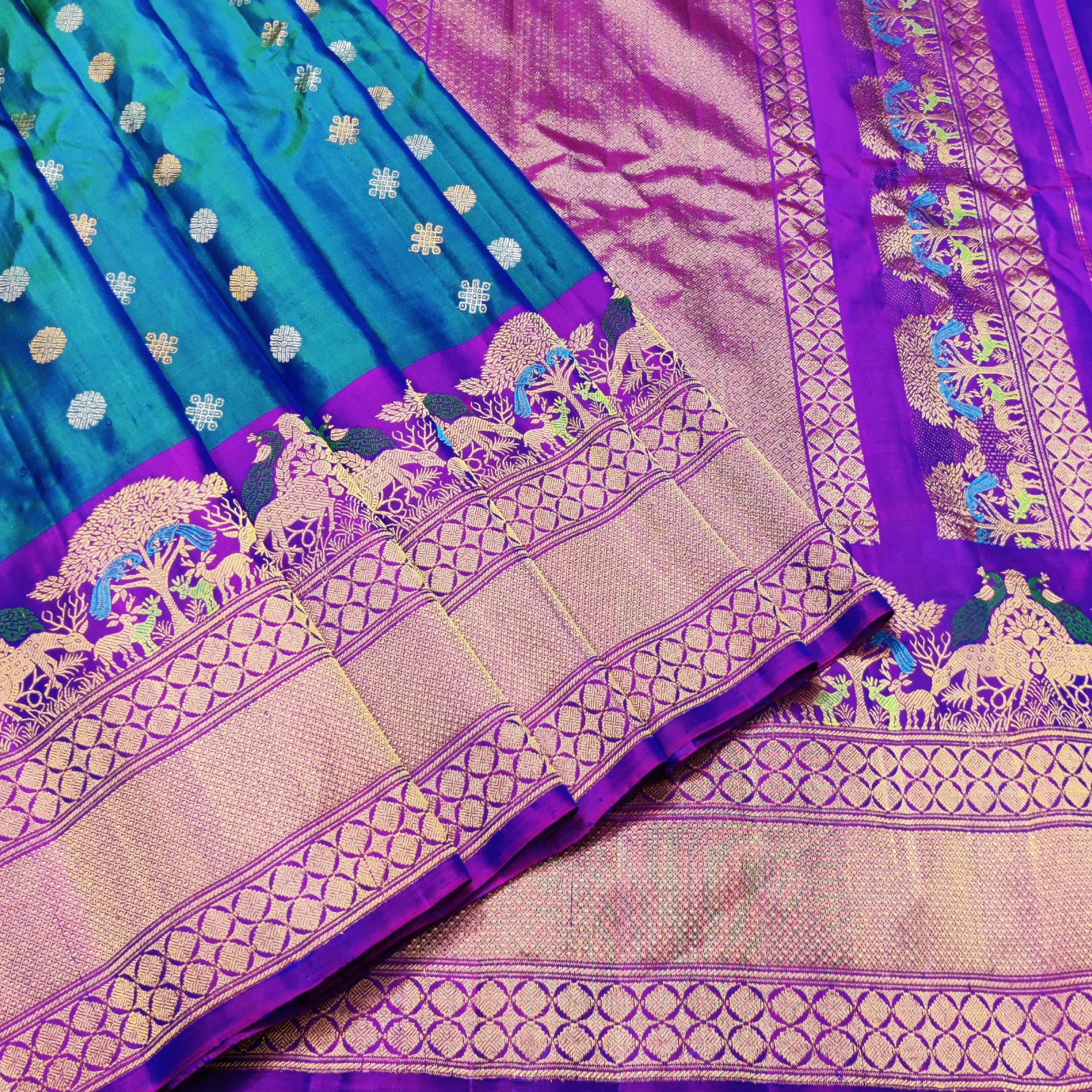 Gadwal Pure Paithani Saree - GPS71