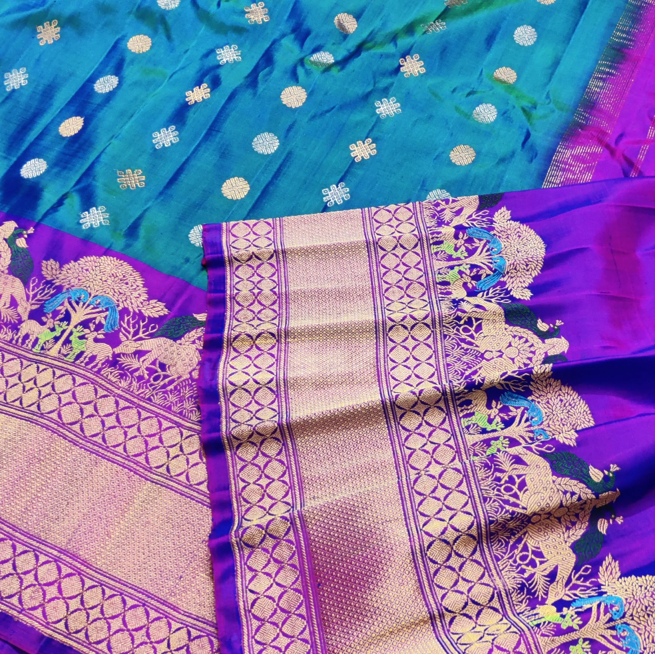 Gadwal Pure Paithani Saree - GPS71