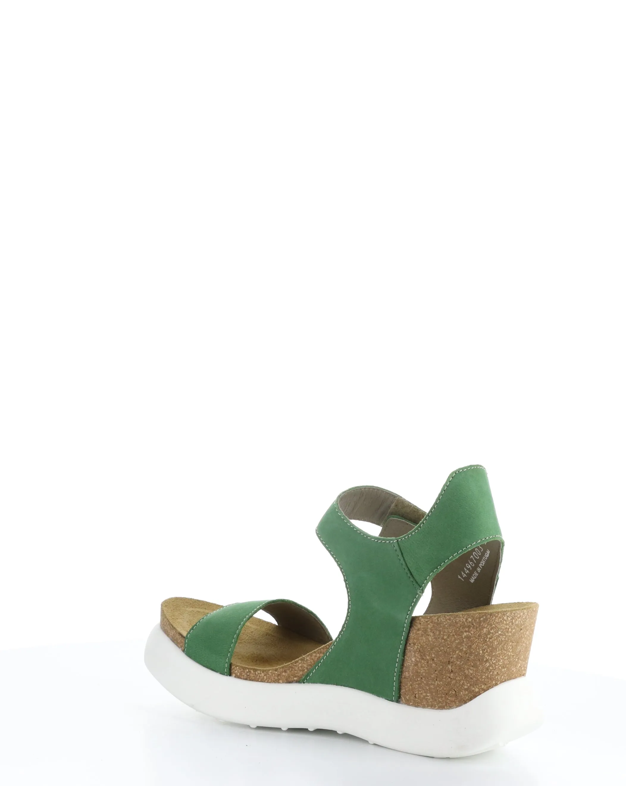 GOGO967FLY 003 LIME GREEN Velcro Sandals